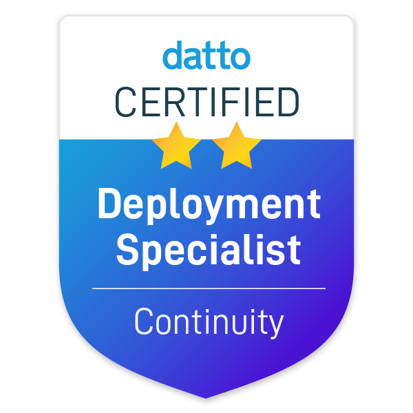 Datto Certified Deployment Specialist in Continuity